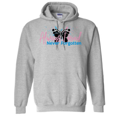 Grey Adult Heavy Blend Hoodie Thumbnail